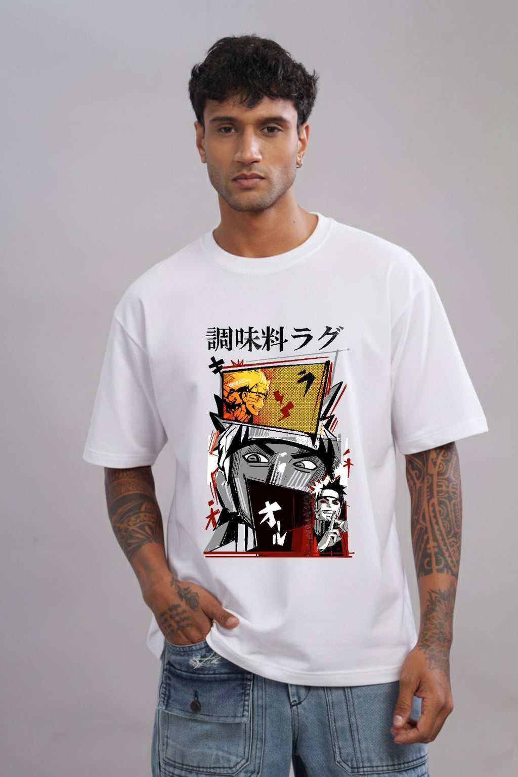 Naruto Oversized Graphic T-Shirt