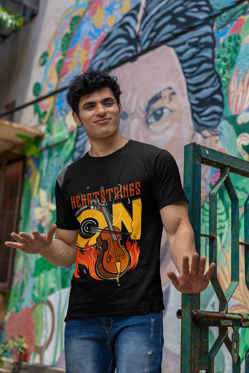 "Strings Attached" Violin Tee