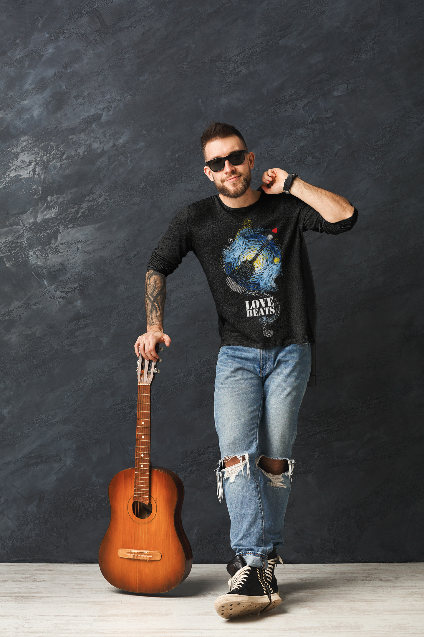 Van Gogh Guitar Tee